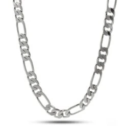 10mm Italian Figaro Chain -King Ice Shop 10mm italian figaro chain gold plated white gold 18 king ice 30594349007023