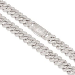 12mm Iced Diamond Cut Miami Cuban Link Chain 16 12mm Iced Diamond Cut Miami Cuban Link Chain -King Ice Shop 12mm iced diamond cut miami cuban chain king ice 30596354506927