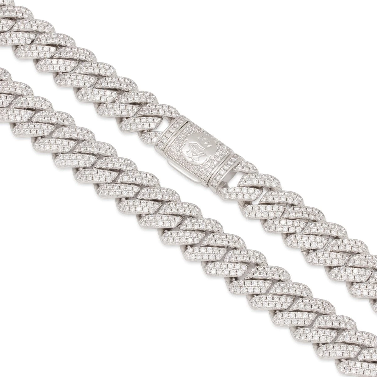 12mm Iced Diamond Cut Miami Cuban Link Chain 7 12mm Iced Diamond Cut Miami Cuban Link Chain - Image 7