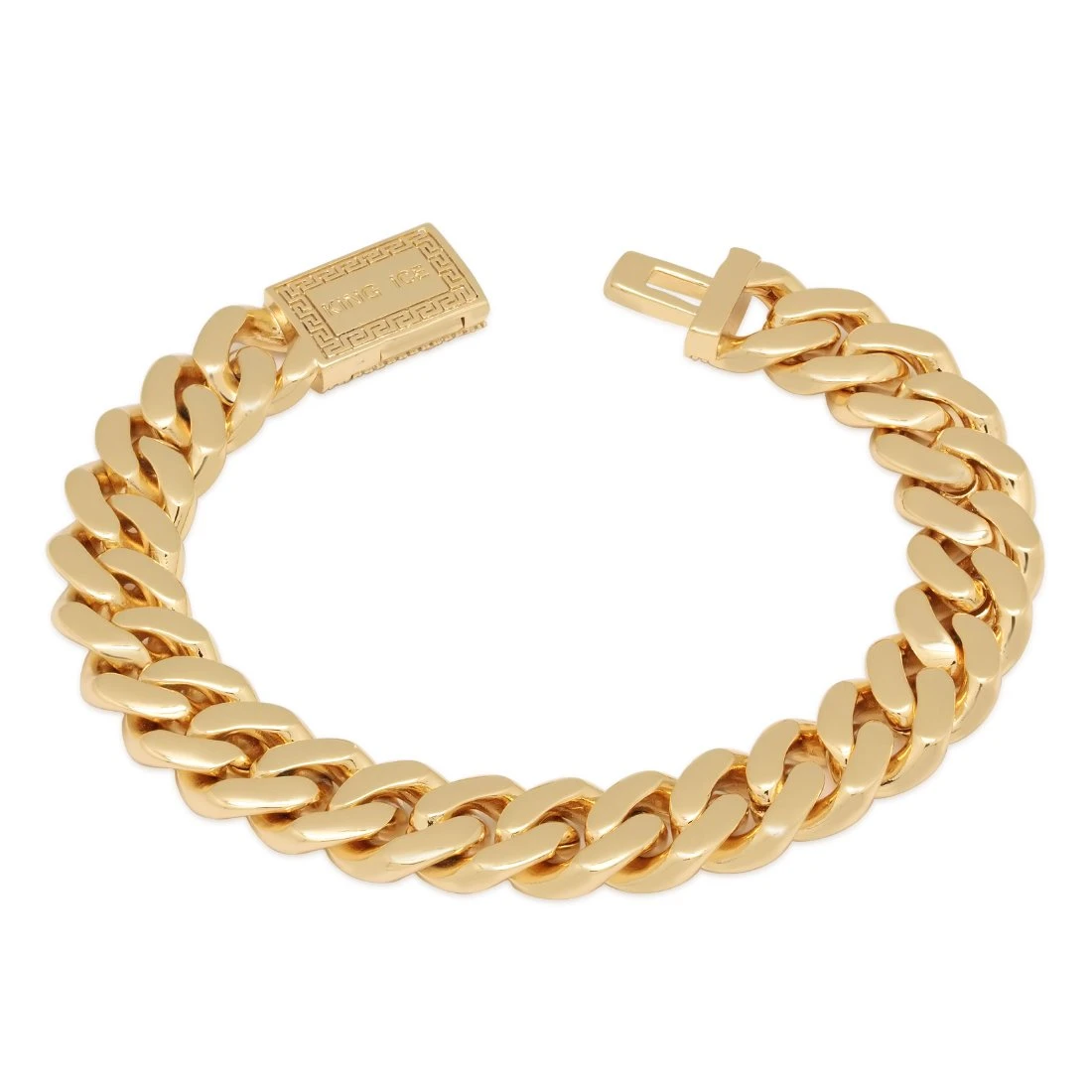 12mm Iced Miami Cuban Link Bracelet 3 12mm Iced Miami Cuban Link Bracelet - Image 3