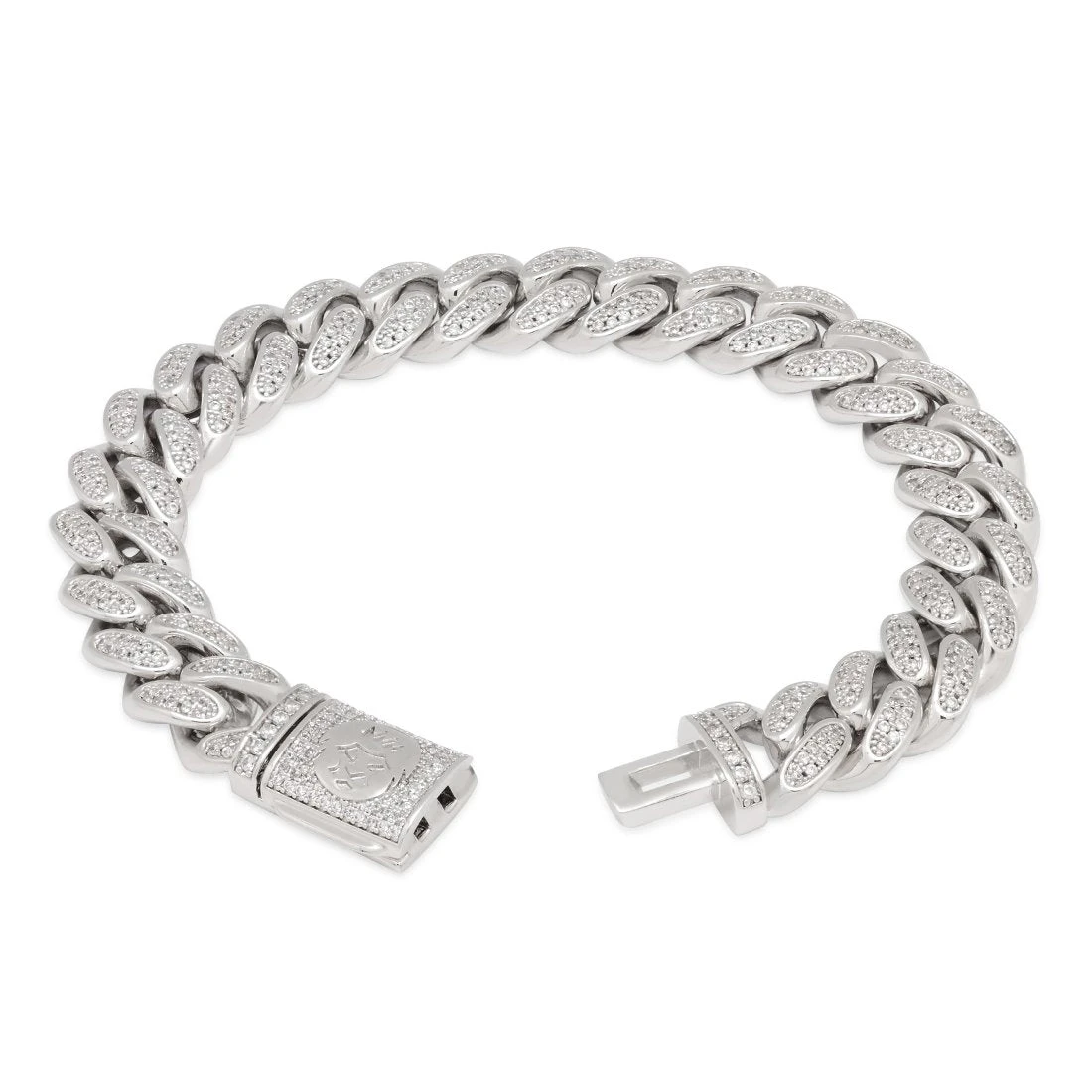 12mm Iced Miami Cuban Link Bracelet 5 12mm Iced Miami Cuban Link Bracelet - Image 5