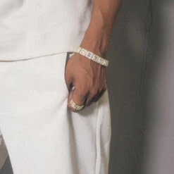 12mm Pyramid Studded Tennis Bracelet -King Ice Shop 12mm pyramid studded tennis bracelet king ice 35113978626223