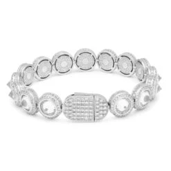 12mm Spike Studded Tennis Bracelet -King Ice Shop 12mm spike studded tennis bracelet king ice 22567129514159