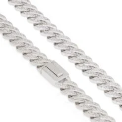 15mm Classic Iced Miami Cuban Link Chain -King Ice Shop 15mm classic iced miami cuban chain king ice 22508652822703