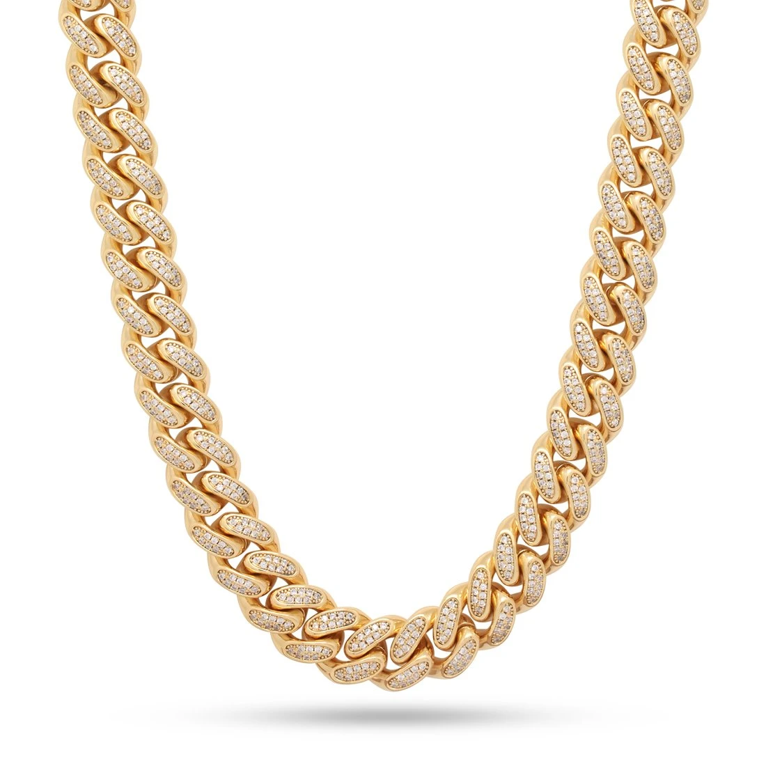 15mm Iced Miami Cuban Link Chain 1 15mm Iced Miami Cuban Link Chain
