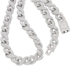 15mm Infinity Link Chain 23 15mm Infinity Link Chain -King Ice Shop 15mm infinity link chain king ice 36163251601583