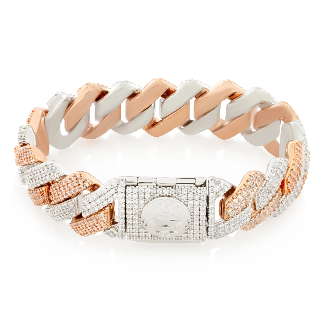 18mm Iced Diamond Cut Miami Cuban Link Bracelet 10 18mm Iced Diamond Cut Miami Cuban Link Bracelet - Image 10