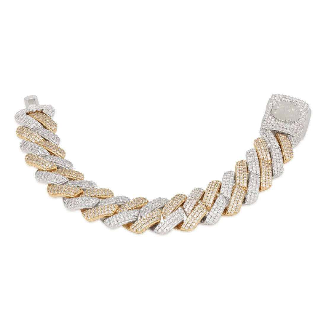 18mm Iced Diamond Cut Miami Cuban Link Bracelet 6 18mm Iced Diamond Cut Miami Cuban Link Bracelet - Image 6
