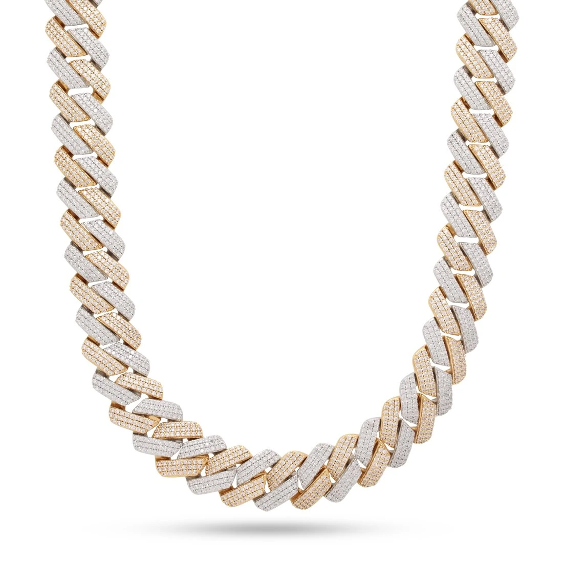 18mm Iced Diamond-Cut Miami Cuban Link Chain 8 18mm Iced Diamond-Cut Miami Cuban Link Chain - Image 8