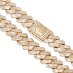 18mm Iced Diamond-Cut Miami Cuban Link Chain 13 18mm Iced Diamond-Cut Miami Cuban Link Chain -King Ice Shop 18mm iced diamond cut miami cuban chain king ice 30519543070895