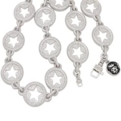 20mm Circled Star Chain -King Ice Shop 20mm circled star chain king ice 31650352038063