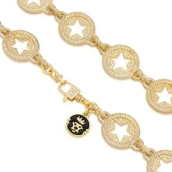 20mm Circled Star Chain -King Ice Shop 20mm circled star chain king ice 31650368520367