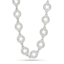 20mm Circled Star Chain -King Ice Shop 20mm circled star chain king ice 31650368913583