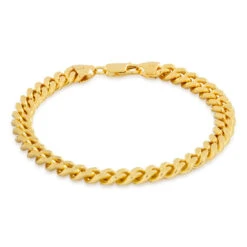 3mm Miami Cuban Link Bracelet -King Ice Shop 3mm miami cuban bracelet sterling silver 14k vermeil 8 king ice 34856219115695