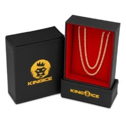 3mm Miami Cuban Link Chain Choker Set -King Ice Shop 3mm miami cuban chain choker set king ice 30539515429039