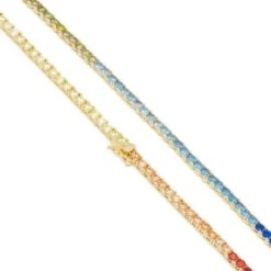 3mm Spectrum Tennis Chain -King Ice Shop 3mm spectrum tennis chain king ice 30548933542063