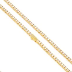 3mm Tennis Chain Choker Set -King Ice Shop 3mm tennis chain choker set king ice 30526984093871