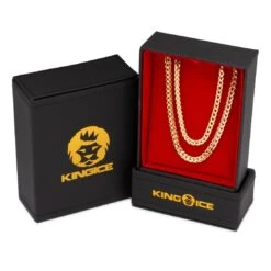 5mm Franco Chain Choker Set -King Ice Shop 4mm franco chain choker set king ice 30555797094575