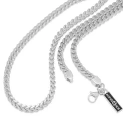 5mm Franco Chain Choker Set -King Ice Shop 4mm franco chain choker set king ice 30555910078639