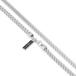 5mm Franco Chain Choker Set -King Ice Shop 4mm franco chain choker set king ice 30555910799535