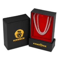 5mm Franco Chain Choker Set -King Ice Shop 4mm franco chain choker set king ice 30556337832111