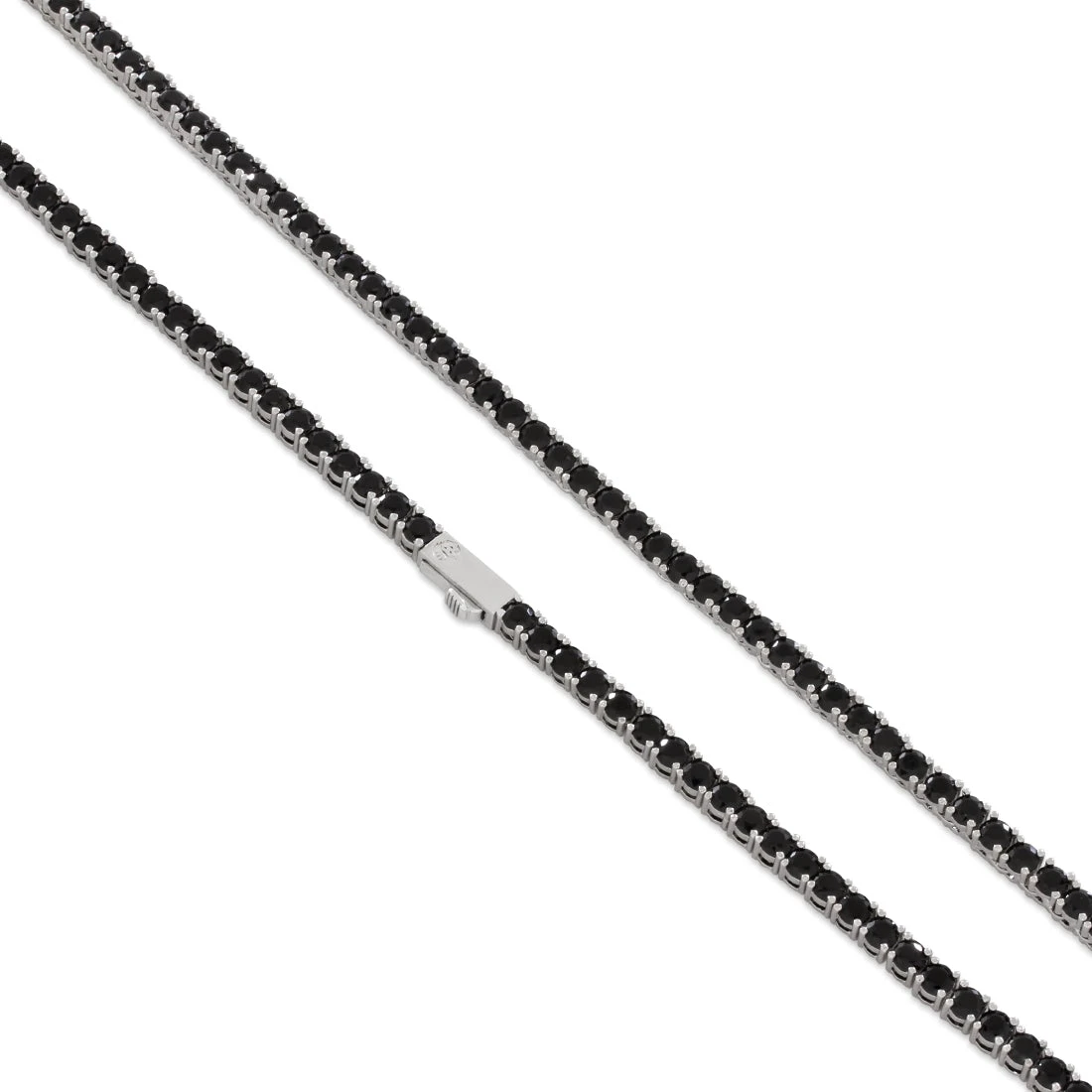 4mm Onyx Tennis Chain 3 4mm Onyx Tennis Chain - Image 3