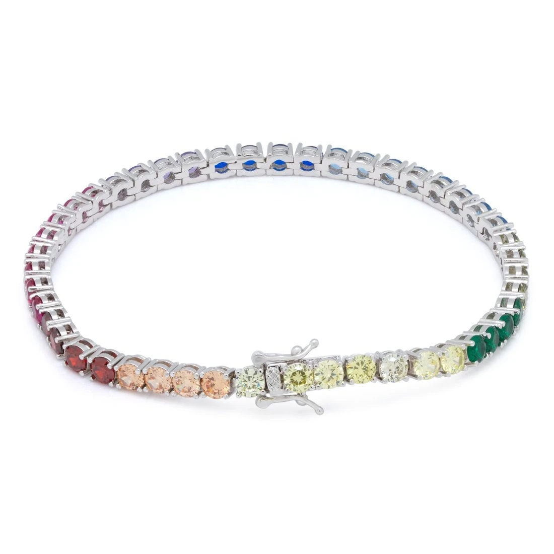 4mm Spectrum Tennis Bracelet 4 4mm Spectrum Tennis Bracelet - Image 4