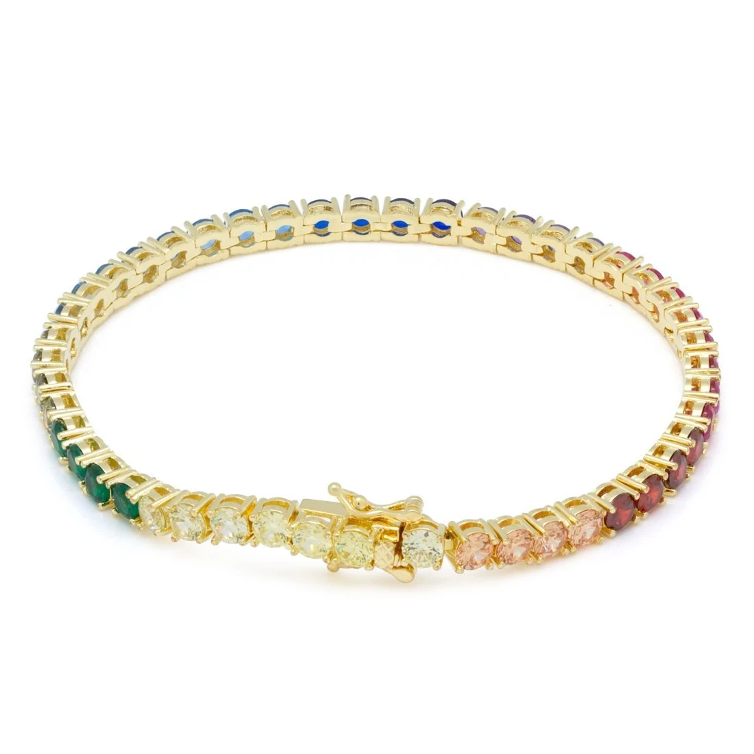 4mm Spectrum Tennis Bracelet 2 4mm Spectrum Tennis Bracelet - Image 2