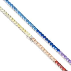 4mm Spectrum Tennis Chain -King Ice Shop 4mm spectrum tennis chain king ice 30568523628719