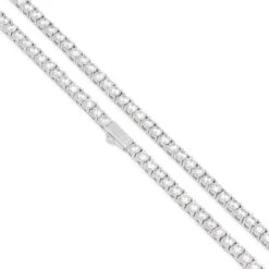 4mm Tennis Chain Choker Set 18 4mm Tennis Chain Choker Set -King Ice Shop 4mm tennis chain choker set king ice 30541369147567