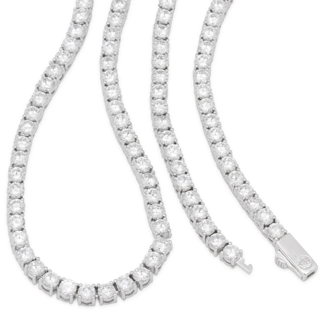 4mm Tennis Chain Choker Set 7 4mm Tennis Chain Choker Set - Image 7