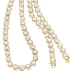5mm Brilliant-Cut Tennis Chain -King Ice Shop 5mm brilliant cut tennis chain king ice 30595574366383