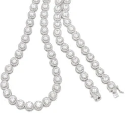 5mm Brilliant-Cut Tennis Chain -King Ice Shop 5mm brilliant cut tennis chain king ice 30595601662127