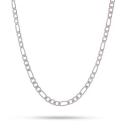 5mm Figaro Chain -King Ice Shop 5mm figaro chain gold plated white gold 18 king ice 30593899233455