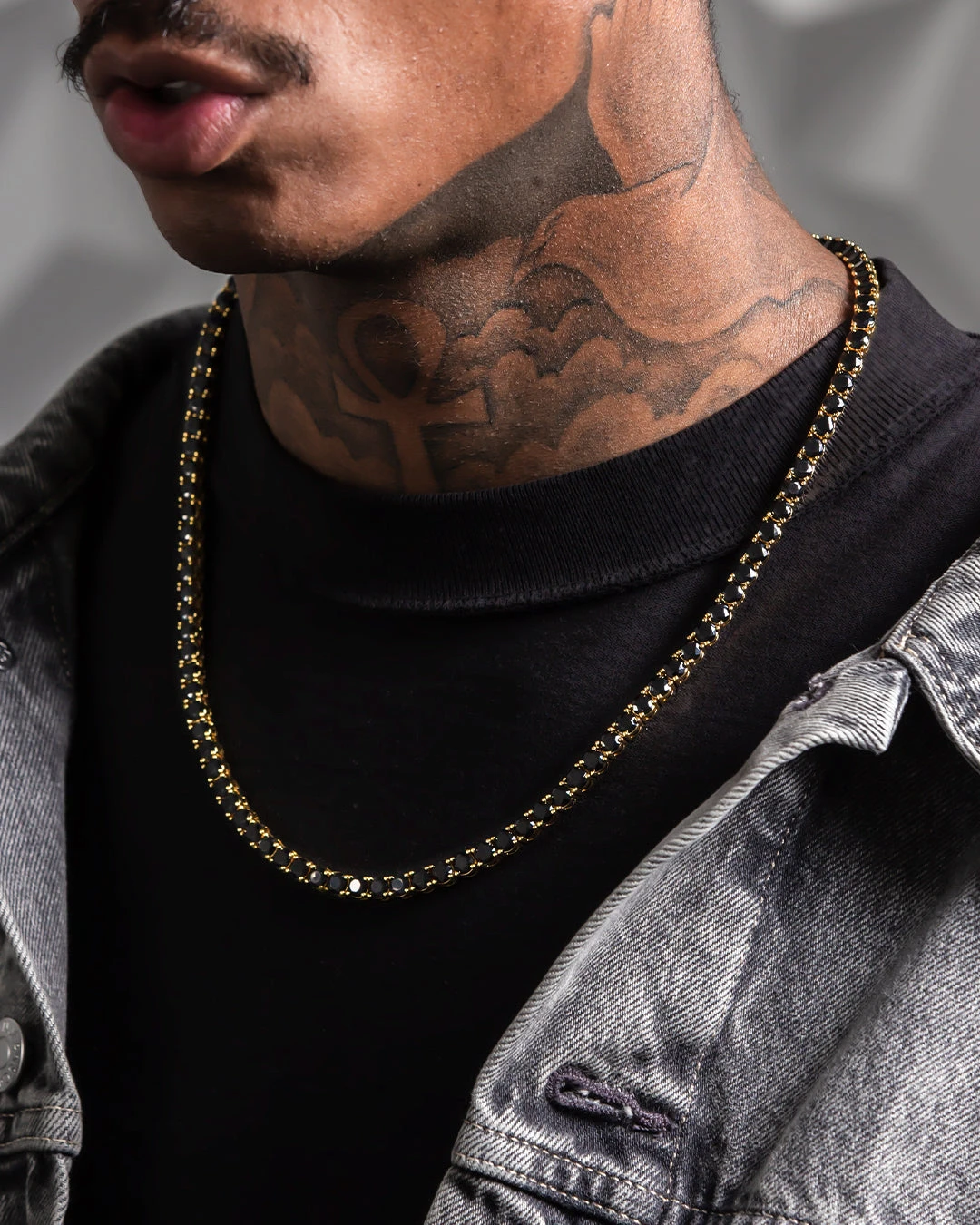 5mm Onyx Tennis Chain 2 5mm Onyx Tennis Chain - Image 2