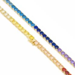 5mm Spectrum Tennis Chain -King Ice Shop 5mm spectrum tennis chain king ice 30540771885231