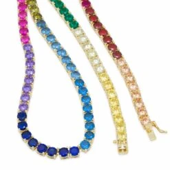 5mm Spectrum Tennis Chain -King Ice Shop 5mm spectrum tennis chain king ice 30540975177903