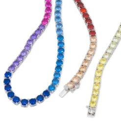5mm Spectrum Tennis Chain -King Ice Shop 5mm spectrum tennis chain king ice 30592024969391