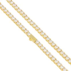 5mm Tennis Chain Choker Set -King Ice Shop 5mm tennis chain choker set king ice 30527393759407