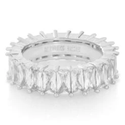6mm Baguette Ring 10 6mm Baguette Ring -King Ice Shop 6mm baguette ring king ice 36122645201071