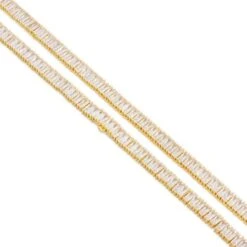 6mm Baguette Tennis Chain -King Ice Shop 6mm baguette tennis chain king ice 36122573308079