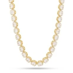 8mm Bezel-Set Tennis Chain