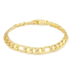 8mm Figaro Bracelet
