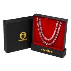 8mm Miami Cuban Link Chain Choker Set -King Ice Shop 8mm miami cuban chain choker set king ice 30549437776047
