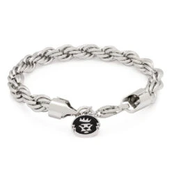 8mm Rope Bracelet -King Ice Shop 8mm rope bracelet king ice 30545336631471