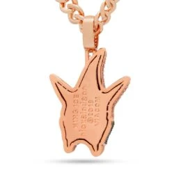 SpongeBob X King Ice - XL Patrick Star Necklace -King Ice Shop NKX14112 XL Rose2