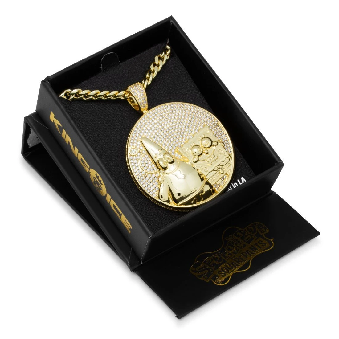 SpongeBob X King Ice - Best Friends Necklace 3 SpongeBob X King Ice - Best Friends Necklace - Image 3