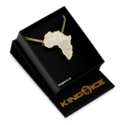 Africa Necklace 14 Africa Necklace -King Ice Shop africa necklace king ice 30534124765359