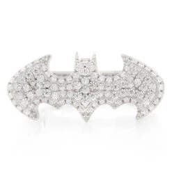 Batman X King Ice - 11mm Classic Batman Logo Ring -King Ice Shop batman x king ice 11mm classic batman logo ring king ice 35187973652655