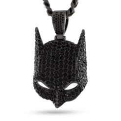 Batman X King Ice - Cowl Necklace -King Ice Shop batman x king ice cowl necklace black gold 1 8 king ice 32962655223983